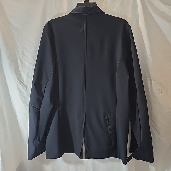 Qor Performance Suiting Softshell Blazer Jacket Coat Men's Size S Black Stretch - Picture 10 of 16